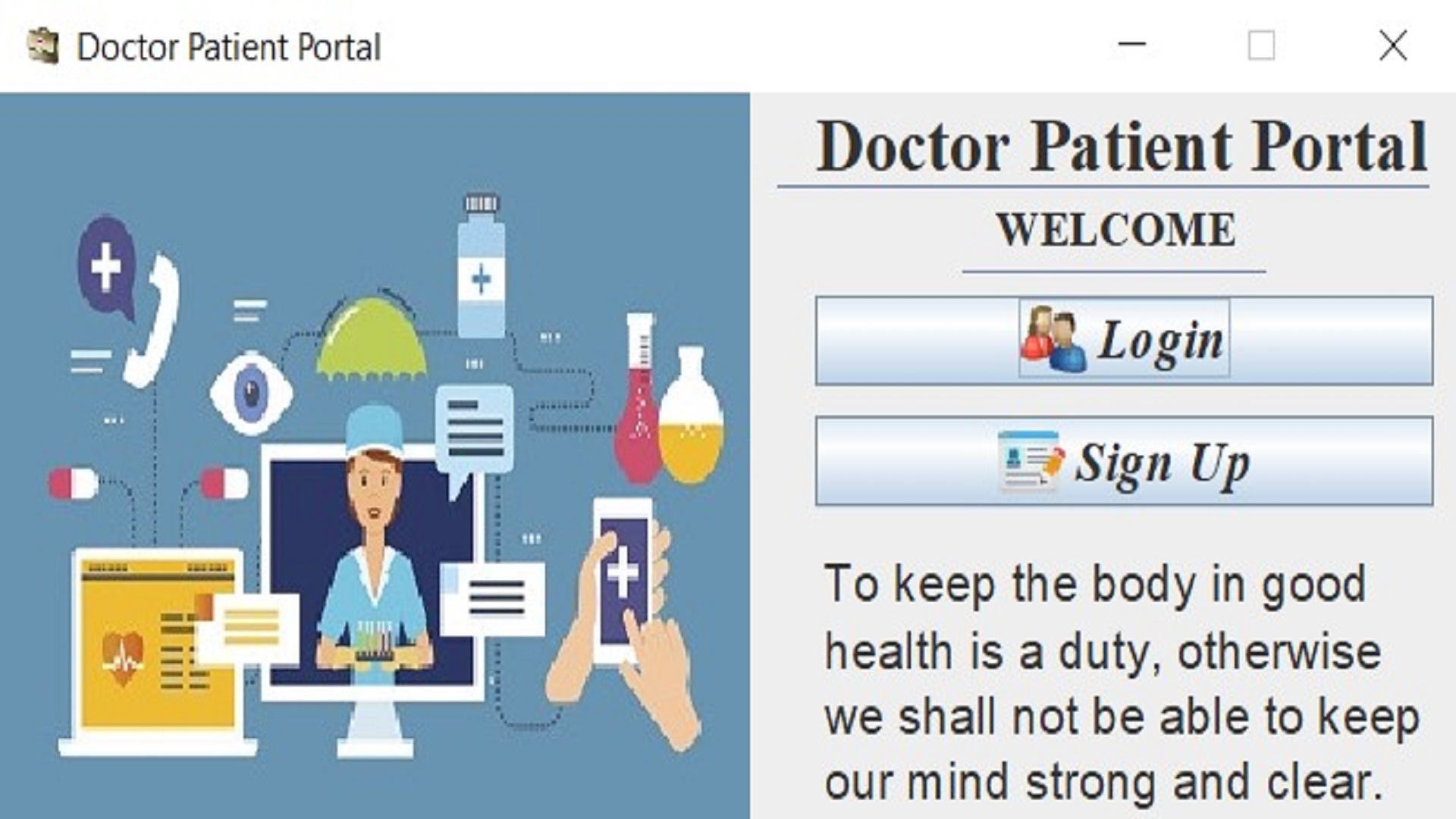 Doctor Patient Portal